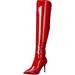 Jessica Simpson Shoes | Jessica Simpson Women’s Abrine Over-The-Knee Boots Red Size 6.5m Nib | Color: Red | Size: 6.5m