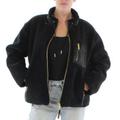 Rebecca Minkoff Jackets & Coats | New Size Xs Rebecca Minkoff Black Teddy Leather Trim Faux Fur Bomber Jacket | Color: Black | Size: Xs
