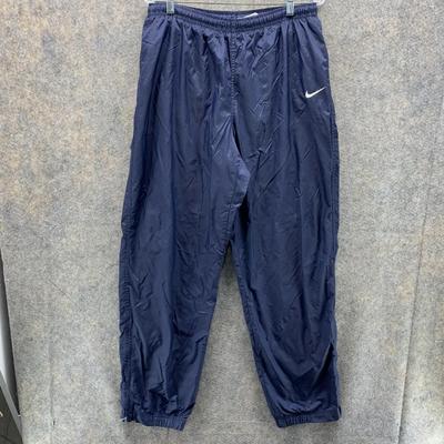 Nike Pants | Nike Sweatpants Men Large Adult Blue Navy Athletic Training Fit Vintage 90s | Color: Blue | Size: L