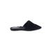 Vince Camuto Mule/Clog: Black Solid Shoes - Women's Size 8 1/2 - Almond Toe