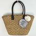 J. Crew Bags | J. Crew | Leather & Straw Beach Bag | Color: Tan | Size: Os