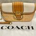 Coach Bags | Coach Vintage Clutch With Straw And Leather Details | Color: Gold/Red | Size: Os