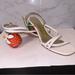 Kate Spade Shoes | Kate Spade White Leather Valencia Orange Blossom Sandals Size 6.5 Shoes Novelty | Color: Orange/White | Size: 6.5