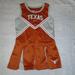 Nike Costumes | Nike Texas Longhorns Cheerleader Outfit Toddler Dress Youth Size 4t | Color: Orange/White | Size: 4t