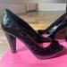 Kate Spade Shoes | Kate Spade Patent Leather Open-Toed Pumps 6 1/2b | Color: Black | Size: 6.5