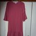 Lularoe Dresses | Lularoe Maureen Small Mauve Dress Ruffle Bell Sleeve | Color: Pink | Size: S