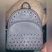 Michael Kors Bags | Michael Kors Medium Studded Pebbled Leather Backpack | Color: Blue | Size: Os