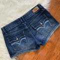 Levi's Shorts | Levi's Stretch Blue Denim Cuffed Jean Shorts-Juniors Size 5 | Color: Blue | Size: 5j
