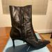 Nine West Shoes | Leather Booties. Size 9 With Square Toe | Color: Black | Size: 9