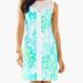 Lilly Pulitzer Dresses | Lilly Pulitzer Sofia Lace Shift Dress (Size 10) | Color: Blue/Green | Size: 10