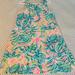Lilly Pulitzer Dresses | Lilly Pulitzer Kristin Dress Size Medium. | Color: Green/Pink | Size: M