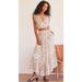 Free People Dresses | New Free People Pretty Daze Ivory Floral Print Skirt Only Size Small | Color: White | Size: S