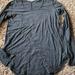 Lululemon Athletica Tops | Lululemon Athletica Long Sleeve Shirt | Color: Black/Gray | Size: M