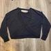 Athleta Sweaters | Athleta Black Cut-Out Crewneck Sweatshirt Pullover Women's Size L | Color: Black | Size: L