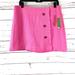 Lilly Pulitzer Skirts | Lilly Pulitzer Skirt Women’s 10 Pink Hayes Skirt Twill Linen Blend Ruffles | Color: Pink | Size: 10