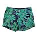 Lilly Pulitzer Shorts | Lilly Pulitzer Women's Size 0 The Callahan Short Blue Green Palm Trees Tropical | Color: Blue/Green | Size: 0
