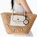 Kate Spade Bags | Kate Spade Honey Bee Straw Shoulder Tote Bag | Color: Tan/Yellow | Size: Os