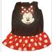 Disney Dog | Minnie Mouse Dog Tee | Color: Black/Red | Size: Large