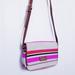 Kate Spade Bags | Kate Spade New York Strip Canvas & Leather Crossbody Purse | Color: Black/Cream/Pink/Red | Size: Os