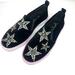 Jessica Simpson Shoes | Jessica Simpson Danika Black Velvet Slip-On Star Jewel Sneakers | Color: Black/Silver | Size: 7