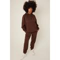 Chelsea Oversized Fleece Tracksuit - Brown