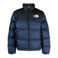 The North Face 1996 Retro Nuptse Logo-Print Padded Jacket Navy Blue/Black