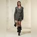 Zara Dresses | New Zara Srpls $199 Military Dress Grey Extra Small Xs 9385/337 Nwt | Color: Gray | Size: Xs