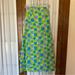 Lilly Pulitzer Dresses | Lilly Pulitzer Escargot Snail Green Blue Strapless Dress White Label | Color: Blue/Green | Size: 10