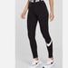 Nike Pants & Jumpsuits | Nike High Waist Club Leggings | Color: Black/White | Size: M