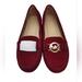 Michael Kors Shoes | Nib Michael Kors Suede Leather Mulberry Loafers Size 7 | Color: Red | Size: 7