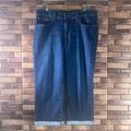 Levi's Jeans | Levi’s Jeans Woman’s Crop Pants Size 29 Dark Wash Stretch Blue Denim | Color: Blue | Size: 29