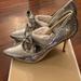 Michael Kors Shoes | Nib Michael Kors Sparkly Silver Sequin Heels Size 9 | Color: Silver | Size: 9