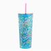 Lilly Pulitzer Dining | Lilly Pulitzer Tumbler With Straw | Color: Blue | Size: Os