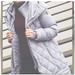 Jessica Simpson Jackets & Coats | Jessica Simpson Sz M Puffer Jacket Coat New Nwt Grey Roomy Hooded Winter Warm | Color: Gray | Size: M