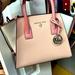 Michael Kors Bags | Michael Kors Avril Small Leather Satchel | Color: Cream | Size: Os