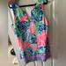 Lilly Pulitzer Dresses | Lilly Pulitzer Romper! Worn Once, Fun Print! | Color: Blue/Pink | Size: 14