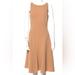 Michael Kors Dresses | Michael Kors Virgin Wool A-Line Dress | Color: Tan | Size: 8