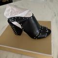 Michael Kors Shoes | Micheal Kors Shoes All Black Leather | Color: Black | Size: 9.5