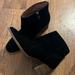 Madewell Shoes | Madewell Bryce Black Suede Ankle Boots Size 8.5 | Color: Black | Size: 8.5