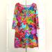 Lilly Pulitzer Dresses | Lilly Pulitzer Long Sleeved Dress With Scoop Neck, Size M. | Color: Pink/Red | Size: M