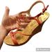 Michael Kors Shoes | Michael Kors Strappy Wedge Heels / Sandals - Size 9 | Color: Pink/Tan | Size: 9