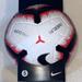 Nike Other | Nike Merlin Acc Fifa Official Match Soccer Ball Sz 5 White Black Crimson New | Color: Black/White | Size: Os