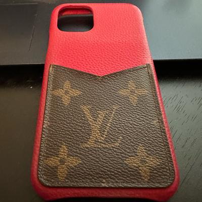 Louis Vuitton Cell Phones & Accessories | Louis Vuitton Iphone 11 Pro Phone Case With Monogram Canvas Card Holder. | Color: Red | Size: Os
