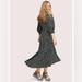 Kate Spade Dresses | Kate Spade Midi Cloud Dot Wrap Dress Size 4 | Color: Black/White | Size: 4