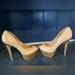 Jessica Simpson Shoes | Jessica Simpson Hazil (Nude Patent) Heels Size 7b | Color: Cream | Size: 7