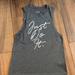 Nike Tops | Nike Just Do It Women’s Tank | Color: Gray/White | Size: S