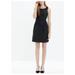 Madewell Dresses | Madewell Lowlight Black Gold Shimmer Sleeveless Fit And Flare Dress 4 | Color: Black/Gold | Size: 4