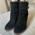 Kate Spade Shoes | Kate Spade Suede Black Boots Was A Rubber Bottoms | Color: Black | Size: 6.5