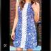 Lilly Pulitzer Dresses | Lilly Pulitzer For Target Dress Sleeveless Tank Shift Dress | Color: Blue/White | Size: 8