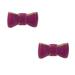 Kate Spade Jewelry | Kate Spade Take A Bow Studs In Purple / Gold | Color: Gold/Purple | Size: Os